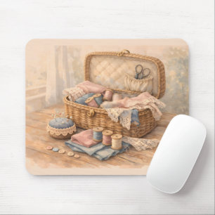 Oude Naaimandje Cottagecore Pastel Muismat