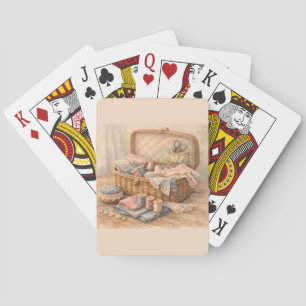Oude Naaimandje Cottagecore Pastel Pokerkaarten