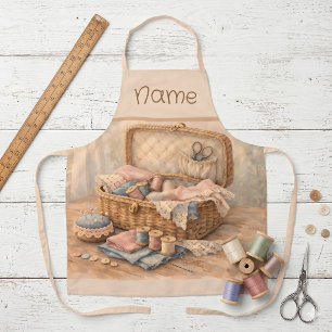 Oude Naaimandje Cottagecore Pastel Schort