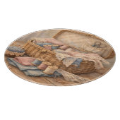 Oude Naaimandje Cottagecore Pastel Snijplank (Hoek)