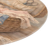 Oude Naaimandje Cottagecore Pastel Snijplank (Hoek)
