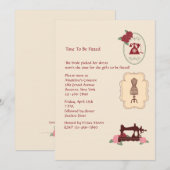 Oude Naaister Uitnodiging (Voorkant / Achterkant)