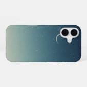 Oude nachten met halve maan iPhone 16 hoesje (Achterkant horizontaal)