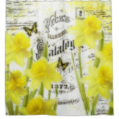 Oude narcissen douchegordijn (Voorkant)