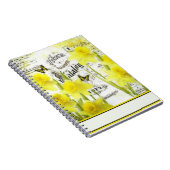 Oude narcissen notitieboek (Rechterzijde)