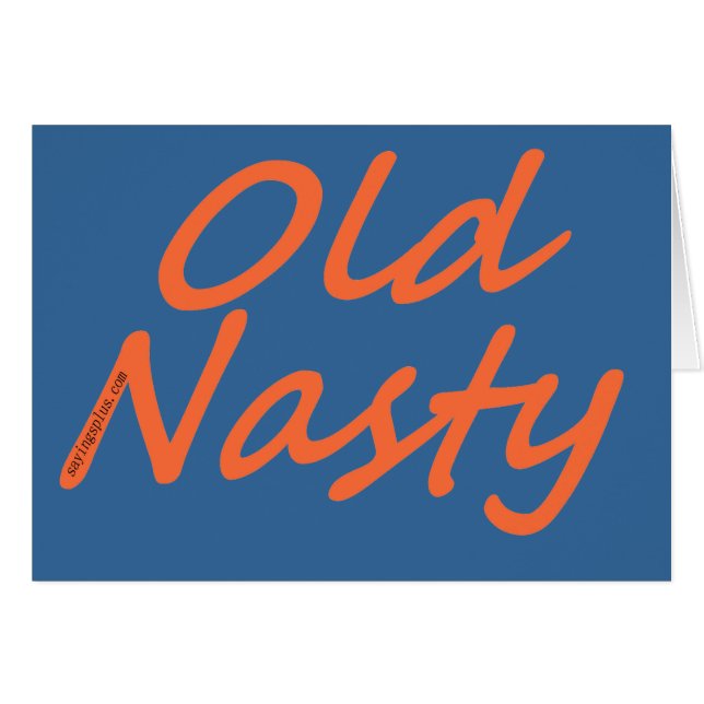 Oude Nasty (Voorkant Horizontaal)