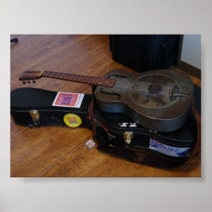 Oude Nationale Duolian Guitar Poster