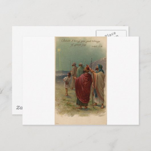 oude nationaliteitscène briefkaart (Voorkant / Achterkant)