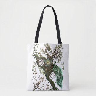 Oude Natuur Geest Mythische 3D illustratie Tote Bag