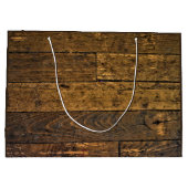 Oude Natuurlijke Houten Panelen Groot Cadeauzakje (Achterkant)
