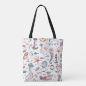 Oude Nautical Schoudertassen Tote Bag (Achterkant)