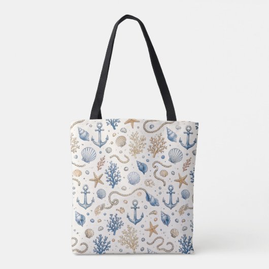 Oude Nautical Schoudertassen Tote Bag (Achterkant)