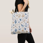 Oude Nautical Schoudertassen Tote Bag (Dichtbij)
