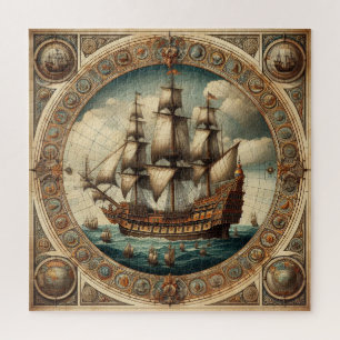 Oude Nederlanders (Nederland) Saling Ships 2 Legpuzzel