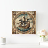 Oude Nederlanders (Nederland) Saling Ships 2 Vierkante Klok (Huis)