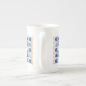 Oude Nederlandse Maritime Holland Delftware Style Porselein Kop (Achterkant)