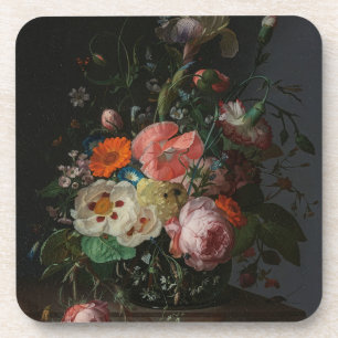 Oude Nederlandse Meester Stilleven Rachel Ruysch Bier Onderzetter