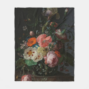 Oude Nederlandse Meester Stilleven Rachel Ruysch Fleece Deken