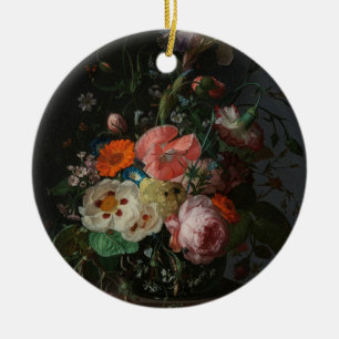 Oude Nederlandse Meester Stilleven Rachel Ruysch Keramisch Ornament