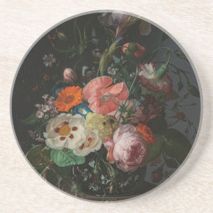 Oude Nederlandse Meester Stilleven Rachel Ruysch Zandsteen Onderzetter