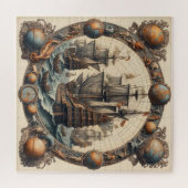 Oude Nederlandse (Nederland) Zeilschepen 3 Legpuzzel (Horizontaal)