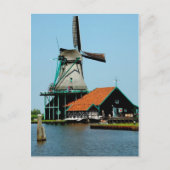 Oude Nederlandse windmolen Briefkaart (Voorkant)