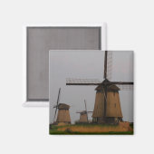 Oude Nederlandse windmolen Magneet (Voorkant / Achterkant)