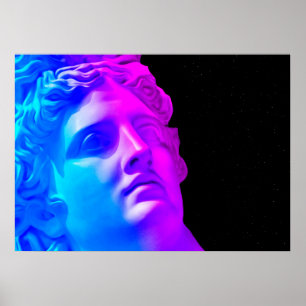 Oude neongoden #1: Apollo Belvedere Poster