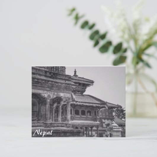 Oude Nepal Briefkaart (Staand voorkant)