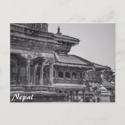 Oude Nepal Briefkaart (Voorkant)