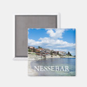 Oude Nessebar. Bulgarije Magneet (Voorkant / Achterkant)