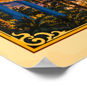 Oude Nevada Las Vegas Reisposter Poster (Hoek)