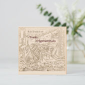 Oude New Orleans Kaart bewerk tekst, feest (Staand voorkant)