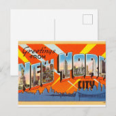 Oude New York Briefkaart (Voorkant / Achterkant)