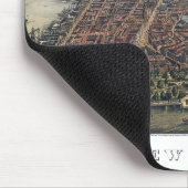 Oude New York City, Manhattan, Brooklyn Bridge Muismat (Hoek)