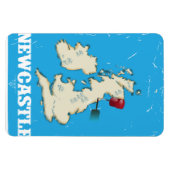 Oude Newcastle Wales Reisposter Magneet (Horizontaal)