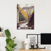 Oude Nice Coni Spoorweg Reisposter Frans Poster (Thuiskantoor)