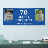 Oude Nieuwe Foto 70ste Verjaardagsfeest Spandoek (Beurs)