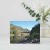 Oude Nieuwe Rivier George Bridge Briefkaart (Staand voorkant)