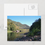 Oude Nieuwe Rivier George Bridge Briefkaart (Voorkant / Achterkant)