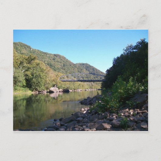 Oude Nieuwe Rivier George Bridge Briefkaart (Voorkant)