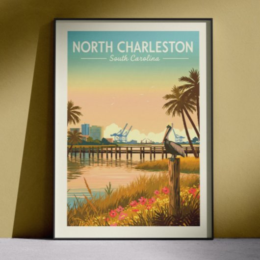 Oude Noord Charleston North Carolina Poster