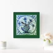 Oude Noord-Duitse tegels,  keramisch tegels Vierkante Klok (Huis)