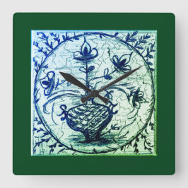 Oude Noord-Duitse tegels,  keramisch tegels Vierkante Klok