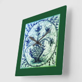 Oude Noord-Duitse tegels,  keramisch tegels Vierkante Klok (Hoek)