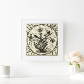 Oude Noord-Duitse tegels,  keramisch tegels Vierkante Klok (Huis)