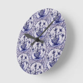 Oude Noord-Duitse tegels,  keramische tegels Ronde Klok (Hoek)