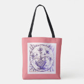 Oude Noord-Duitse tegels,  keramische tegels Tote Bag (Achterkant)