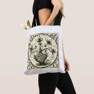 Oude Noord-Duitse tegels, keramische tegels Tote Bag