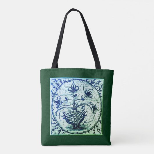 Oude Noord-Duitse tegels,  keramische tegels Tote Bag (Achterkant)